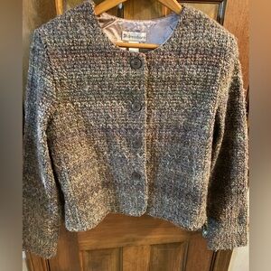Dress Barn Taupe Tweed Jacket